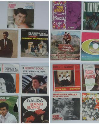 Vinile 45 giri artisti vari anni 60 (vedere elenco