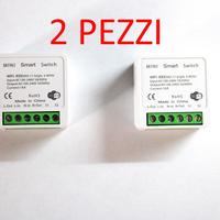 2 PZ SMART SWITCH MINI WIFI Ewelink Alexa Relè 16A