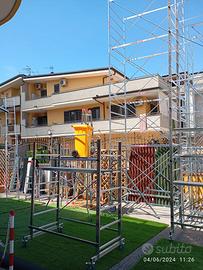 Trabattello alluminio alto 1.80mt