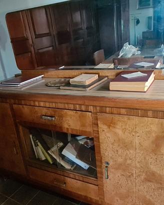 tavolo + 4 sedie+ mobile buffet vintage