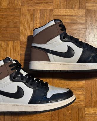 Scarpe Air Jordan 1 High Dark Mocha Tg.45