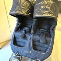 Passeggino gemellare baby jogger city nero
