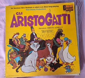 Gli Aristogatti - Lp con libro Disney 1970