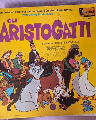 Gli Aristogatti - Lp con libro Disney 1970