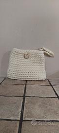Pochette Bianca Fatta A Mano