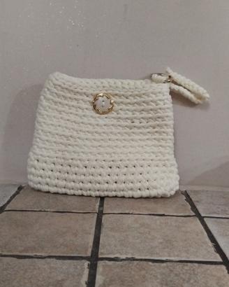 Pochette Bianca Fatta A Mano