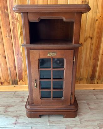 Mobiletto  portatelefono portaoggetti Legno