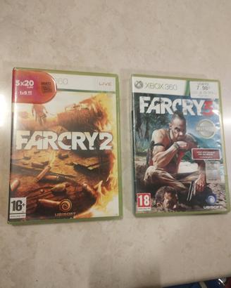 farcry 2.    farcry 3 Xbox 360