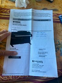 Pianoforte digitale con tasti pesati Yamaha CLP330