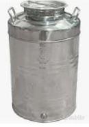 Bidone acciao inox 50 lt