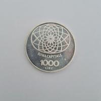 Moneta 1000 Lire Argento Roma Capitale