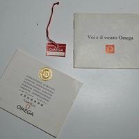 Libretti e tag Omega Speedmaster Seamster 300