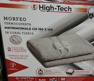 TERMO COPERTA IN CORAL MATRIMONIALE