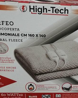 TERMO COPERTA IN CORAL MATRIMONIALE