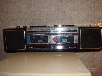 Radio panasonic fw17 double cassette recorder