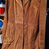 Cappotto donna in camoscio
