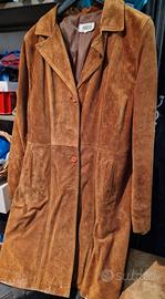 Cappotto donna in camoscio