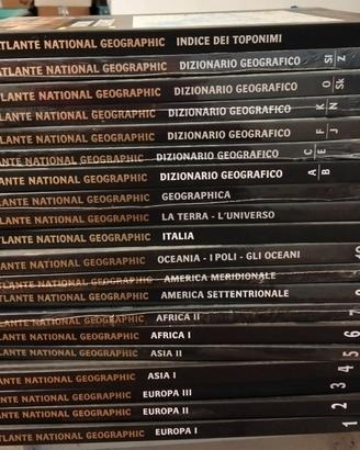 Raccolta completa atlante National geographic