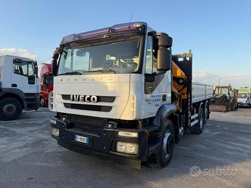 Iveco Stralis 420 ribaltabile e gru , ACCETTO PERM