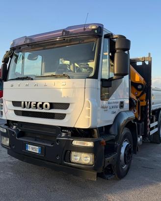 Iveco Stralis 420 ribaltabile e gru , ACCETTO PERM