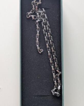 Collana Breil Jewels acciaio maglia bizantina con