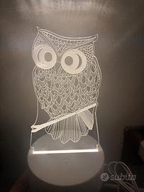 Lampada gufo usb
