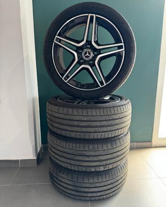 4X CERCHI E GOMME MERCEDES AMG LINE A B C CLA 18"