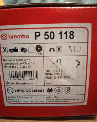 Pasticche brembo bmw e mercedes