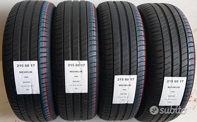 4 gomme 215 60 17 michelin a557