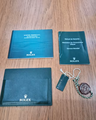 rolex submariner libretti originali