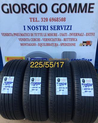 Gomme 225/55/17 Nuove e usate