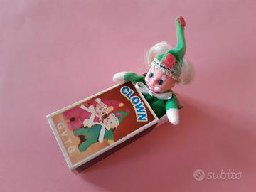 Fiammiferino CLOWN vintage anni '70 RARO
