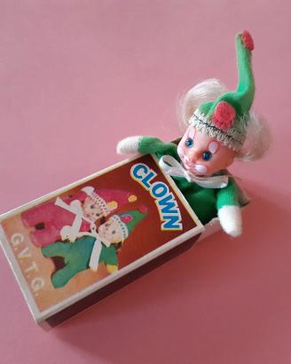 Fiammiferino CLOWN G.V.T.G. vintage anni '70 RARO