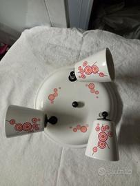 lampada da soffitto /parete in ceramica