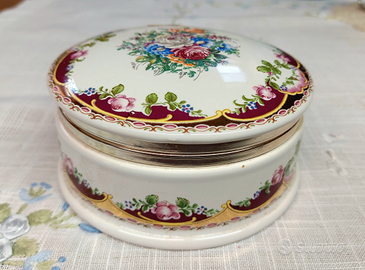 Cofanetto in ceramica artistica Limoges