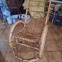 dondolo bambù vintage