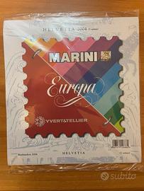 Fogli francobolli Svizzera 2004- Europa MARINI
