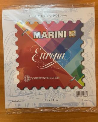 Fogli francobolli Svizzera 2004- Europa MARINI