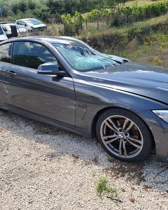 BMW SERIE 4 420 MSPORT 2016 SINISTRATA EURO6