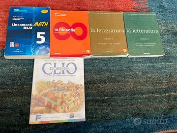 Libri scolastici scuola Superiore letteratura,fil