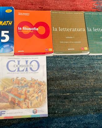 Libri scolastici scuola Superiore letteratura,fil
