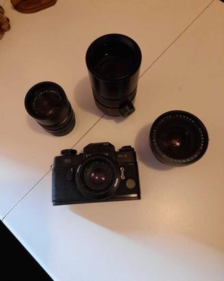 Corredo Leica Leicaflex SL2 + 4 Obiettivi Leitz R