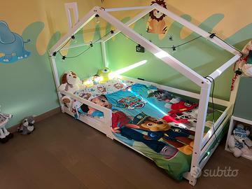 Letto per bambini, 90 x 200 cm, in legno