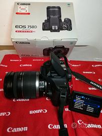 CANON 750D, WIFI, 24mp, 18-55 STM, pochi scatti