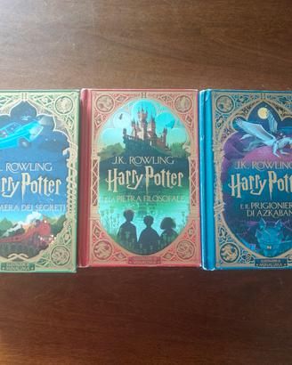 Harry Potter minalima volumi 1 2 e 3