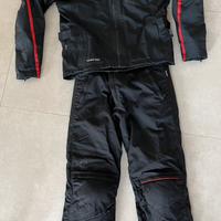 Completo Giacca Pantaloni Dainese Ducati Gore Tex