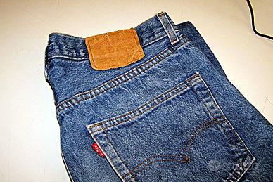 Levi’s 501 W34 L35 dritti – vintage - ben tenuti