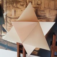 TETRAEDO STELLA in CARTONE