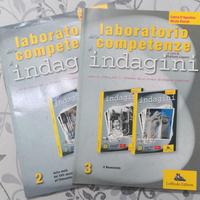 libri scolastico  " indagini" + laboratorio