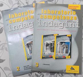 libri scolastico  " indagini" + laboratorio